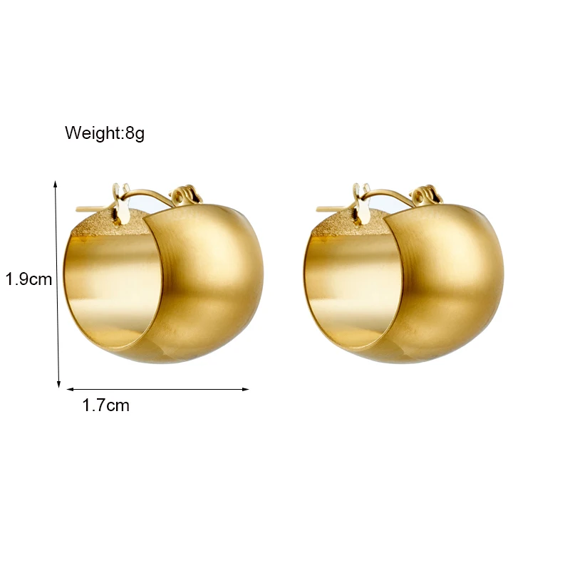 DIEYURO 316L Stainless Gold Color Hollow Ball Hoop Earrings For Women 2022 New Fashion High Quality Designer Girls Jewelry