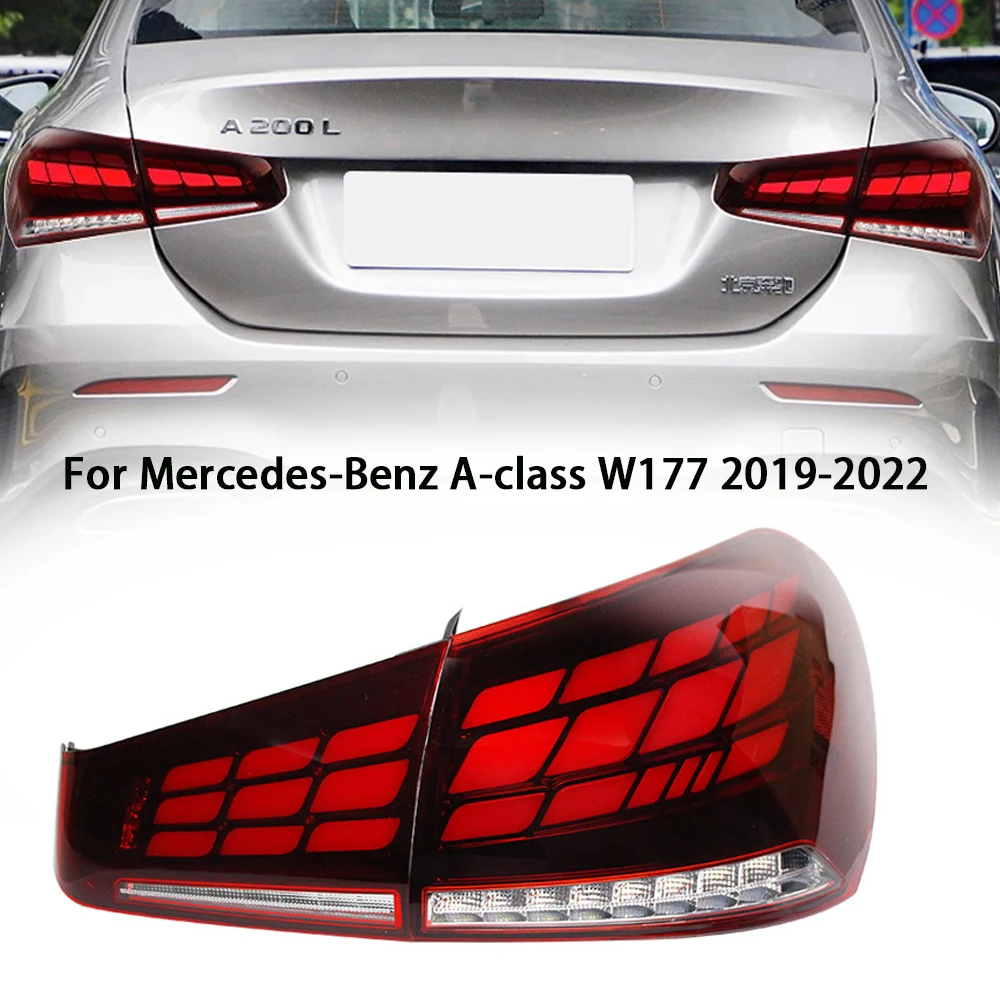 

Car taillight for BENZ W177 A180 A200 Tail Light LED 2019-2022 Full LED A Class Taillights With Dynamic Turning Car Accessories