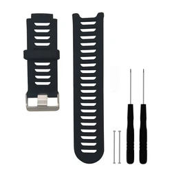 Silicone replacement strap compatible with Garmin Forerunner 910XT