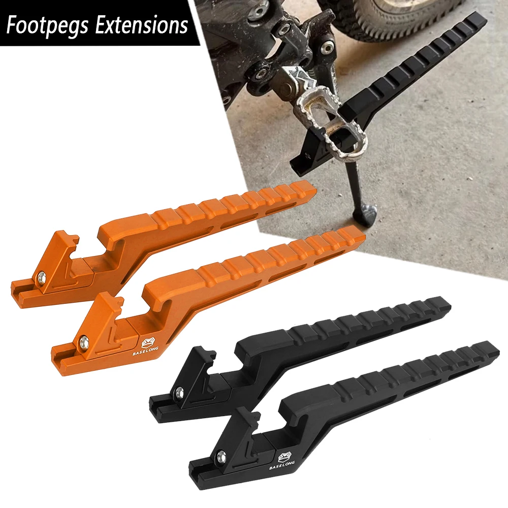 Motorcycle Passenger Foot Peg Extensions Extended Footpegs Accessories For 250SX 250 350 SXF 505 SX-F 520 SX 525SX 540SXS 625SX