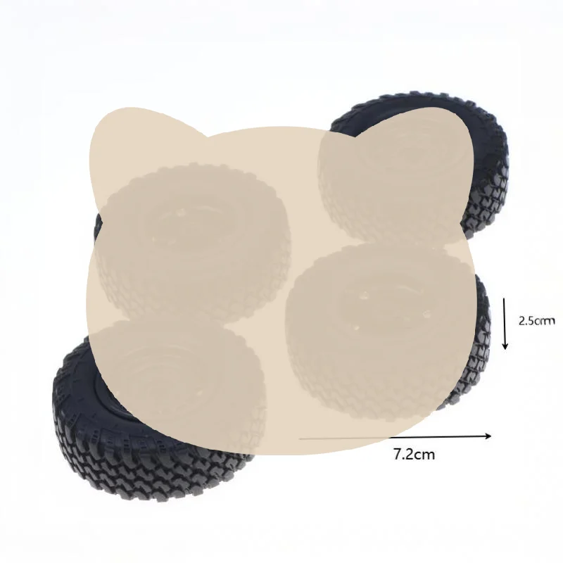 Mn 82 82S RC Crawler Upgrade Parts 74mm Rubber Beadlock Tires Extended Body Post for All-Terrain Driving
