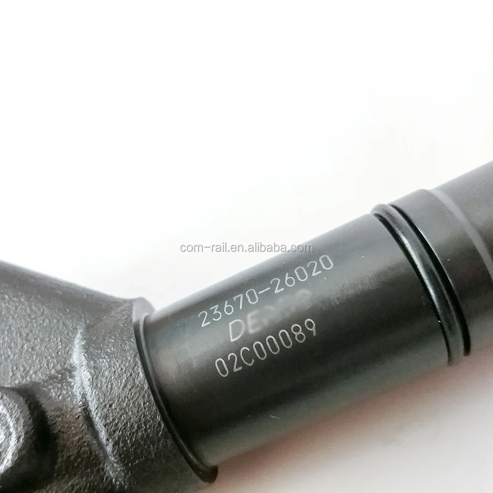 Genuine Diesel Car Common Rail Injector New Condition Steel Material Model 23670-26020/23670-26011/295900-0110