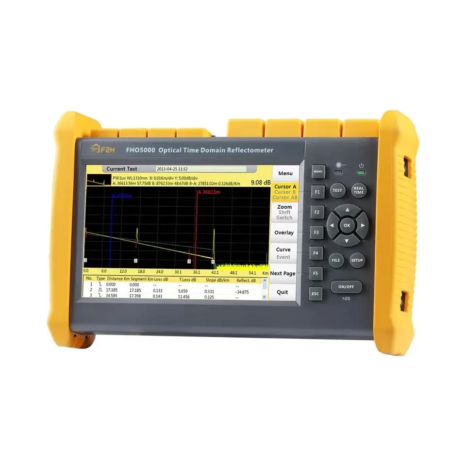 Grandway FHO5000-D26 26/24dB SM 1310/1550nm Built-in red light VFL Optical Time Domain Reflectometer Fiber Optic OTDR