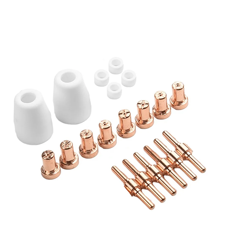 CUT40 Compatible Parts Plasma Consumables Kit Standard Size Complete Consumables Kit For CT418 Machine For JG-40 Torch