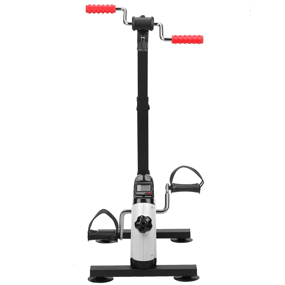 Rehabilitation Pedal Exercise Mini Cycle Air Bike With Rope Fitness Equipment Under Desk For Arm And Leg New