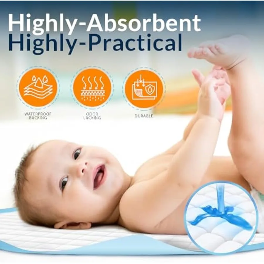 MED PRIDE Wegwerponderlegger 23'' X 36'' Incontinentiepads Chux Bedhoezen Puppytraining |   Dikke superabsorberende bescherming