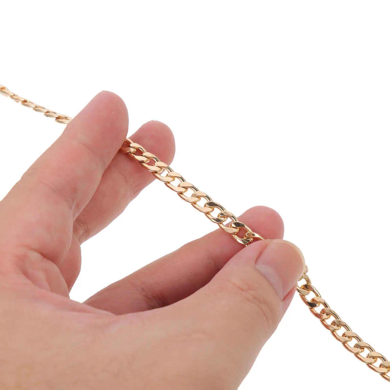 

1 рулон высококачественной цепи из нержавеющей стали для изготовления ювелирных изделий, ремонта ожерелий и браслетов, рукоделия, прочная металлическая цепь