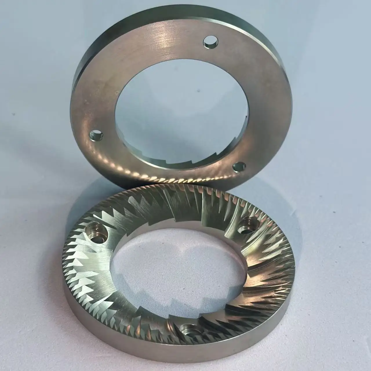 75mm SUS420 Flat Wheel Knife Burr Replacement Set High Capacity Spare Parts For Electric Coffee Grinder 4