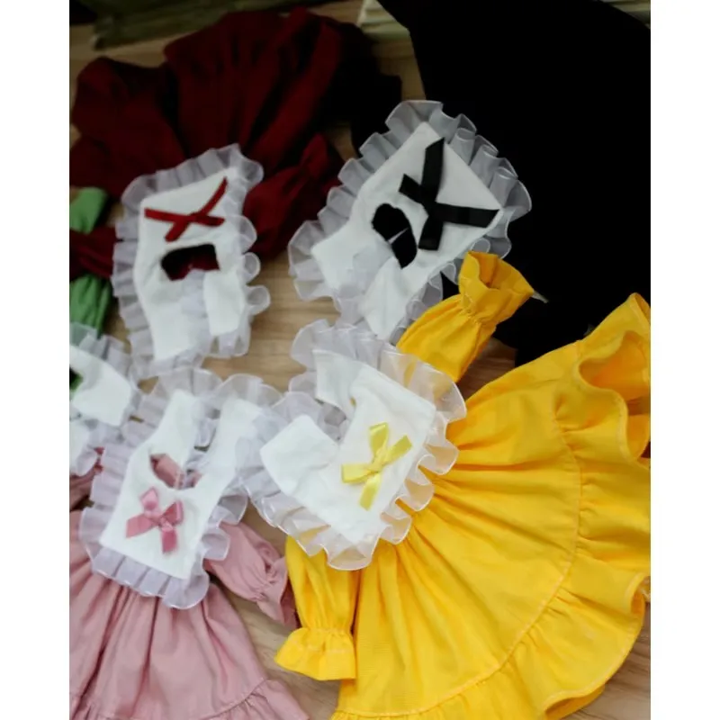 

Simple Colorful Doll Dress with Hair Band for BJD SD DD 1/6 Blyth Doll - Size 1/3 1/4 1/6 - BJD Doll Accessories