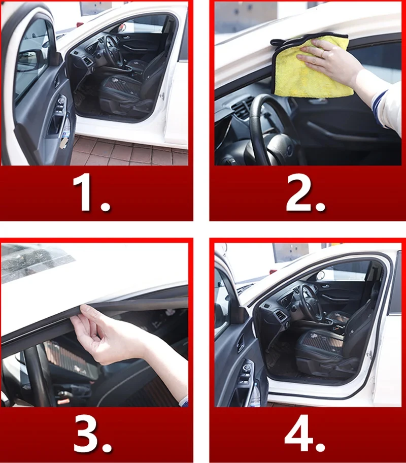 Autotür Dichtung streifen Auto Gummi z p d Typ Dichtungen Schall dämmung Staubs chutz Schallschutz Auto Dichtung streifen Zubehör – Detail 13