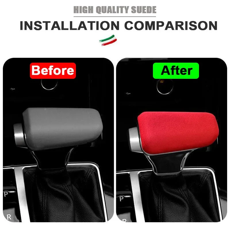 Gear Shift Knob for Changan CS75 CS35 2018-2022 Suede Shift Lever Replacement Automatic Transmission Interior Accessories Cover