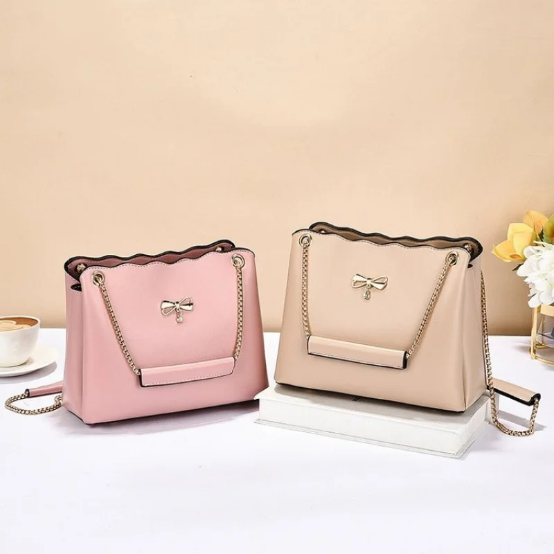 

Premium Women's Tote Bag Crafted From Meadow-Printed Leather Featuring Trendy Famous Neat Lightweight Daily Look​