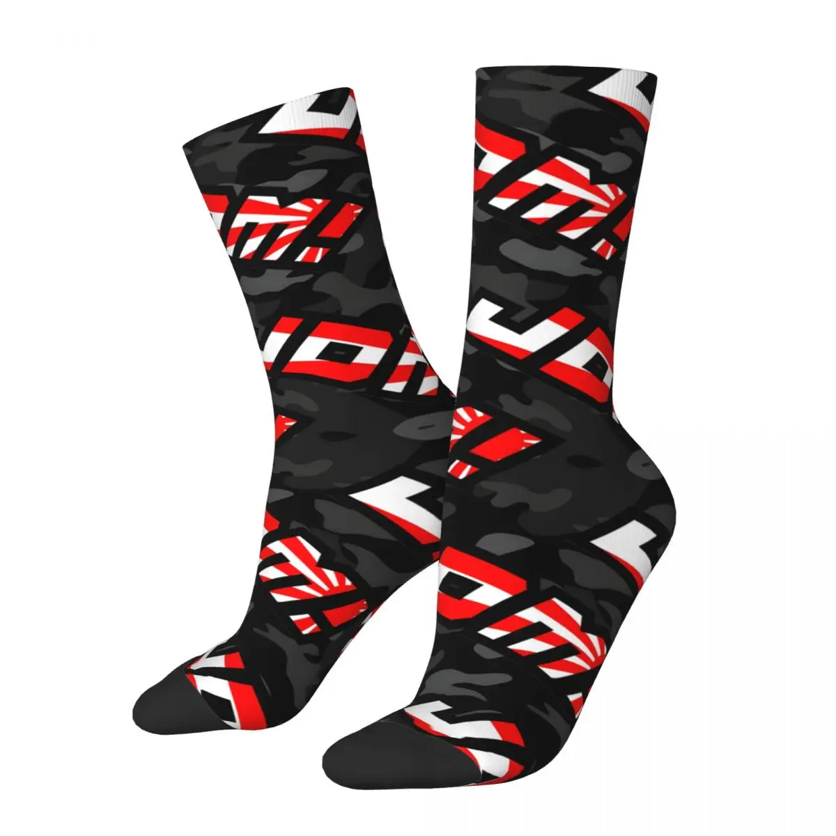 Hip Hop Retro Sign Crazy Men's compression Socks Unisex J-JDM Harajuku Seamless Printed Funny Novelty Happy Crew Sock Boys Gift