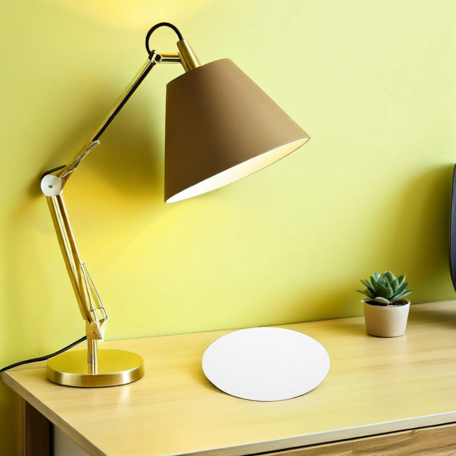 Circular Acrylic Ceiling Light Panel 37.5cm Diameter White Diffuser Cover Flat Design Soft Glare Reduction for Living Room Lamp