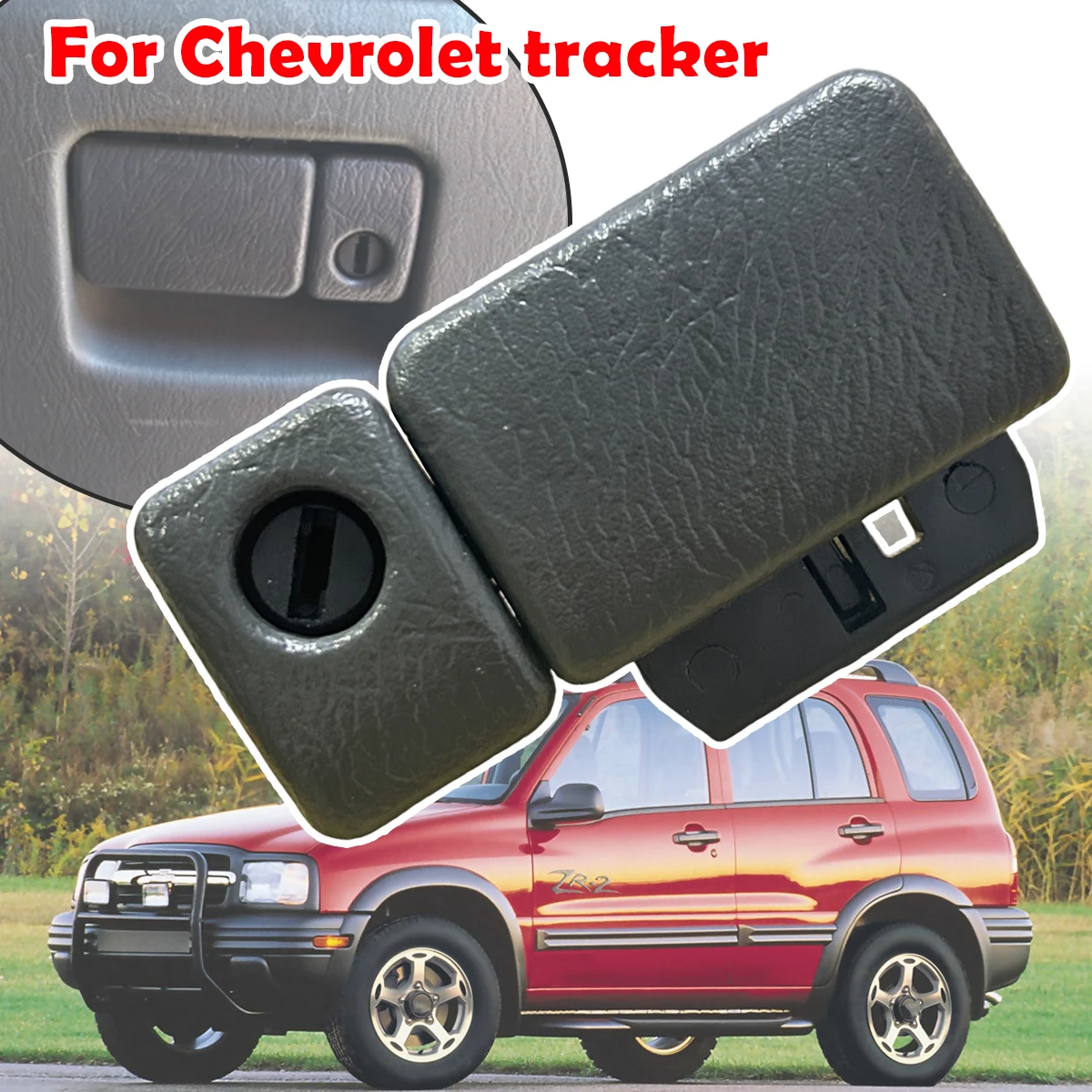 

For Chevrolet tracker Vitara Gray Car Glove Box Lock Latch Handle Toolbox lock 7343076811P4Z Auto Parts Car Accessories 2000