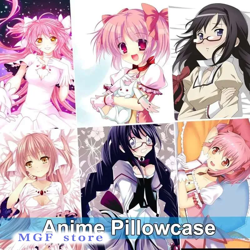 

Puella Magi Magica Dakimakura чехол аниме 50*160 см наволочка отаку петли подушка для тела Kaname Madoka Akemi Homura наволочка