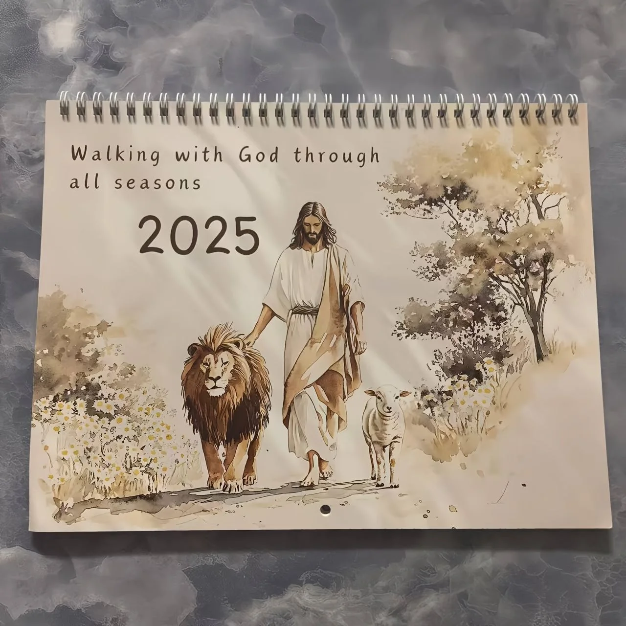 Jesus Calendar 2025 Bible Verse Wall Calendar 2025 Christian Calendar Faith Jesus Monthly Planner Inspirational Religious Gifts