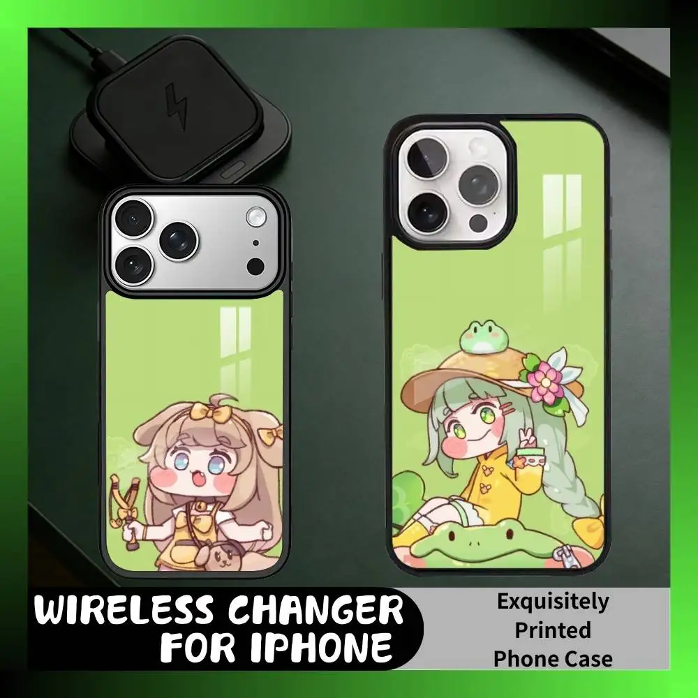 

Game T-Trickcal Revive Phone Case For iPhone17,16,15,14,13 Plus,Pro Max Magnetic For Magsafe Wireless Charging