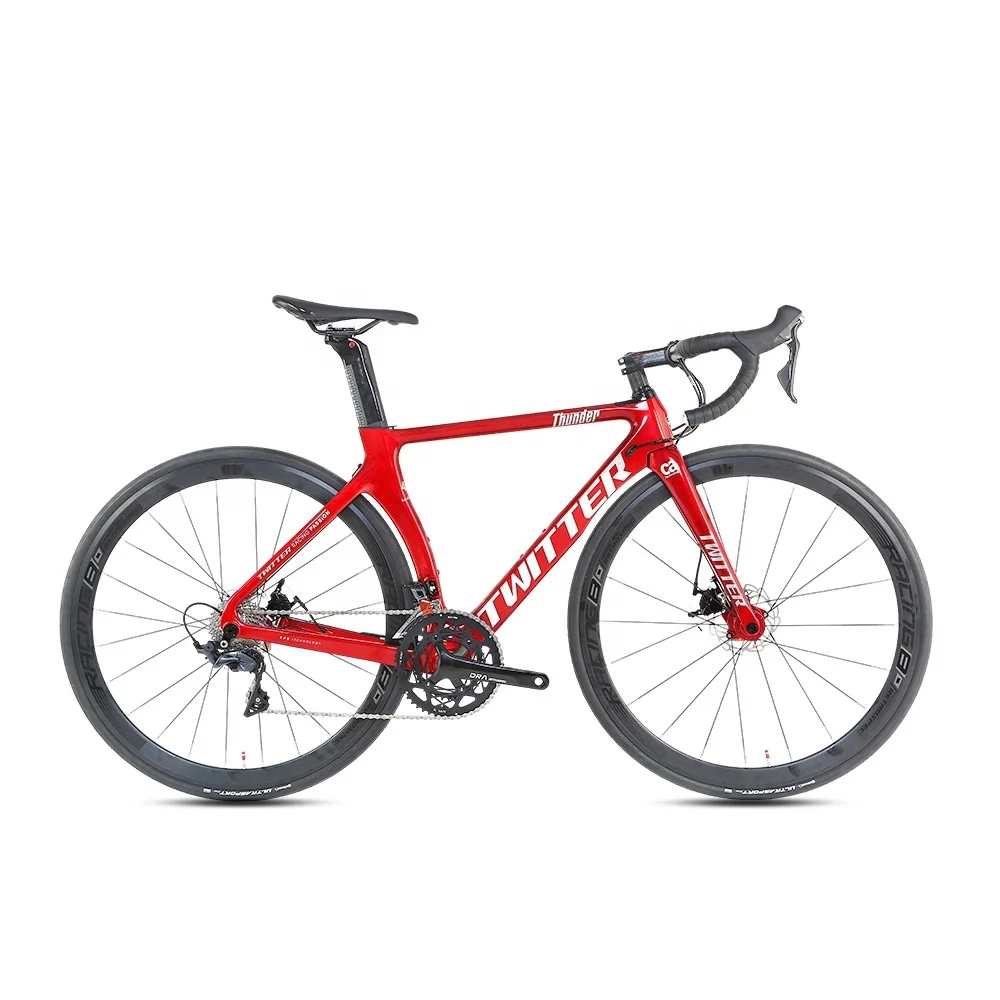 Twitter Carbon Road Bike Cheap Fiber Frame Basikal 22speed Racing Bicycle 700c Cycle For Men In Stock