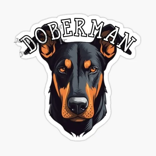 

DOBERMAN Loyal and Brave Dobermann Car Stickers Vinyl Self Adhesive Decorative Stickers Accessories