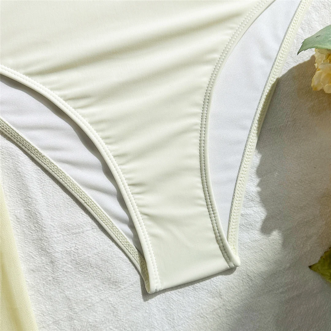 Sexy Badeanzug mit Sarong-Ausschnitt und Metallring für Damen, einteiliger Badeanzug, Damen-Badeanzug mit Knoten und hohem Beinausschnitt, Badebekleidung, Badeanzug V6277 – Detail 20