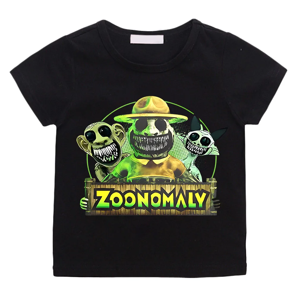 

Game Zoonomaly T-shirt Summer Kids Cartoon Clothes Cotton Baby Girls Boys Short Sleeve Teens Birthday Sportwear Children T Shirt