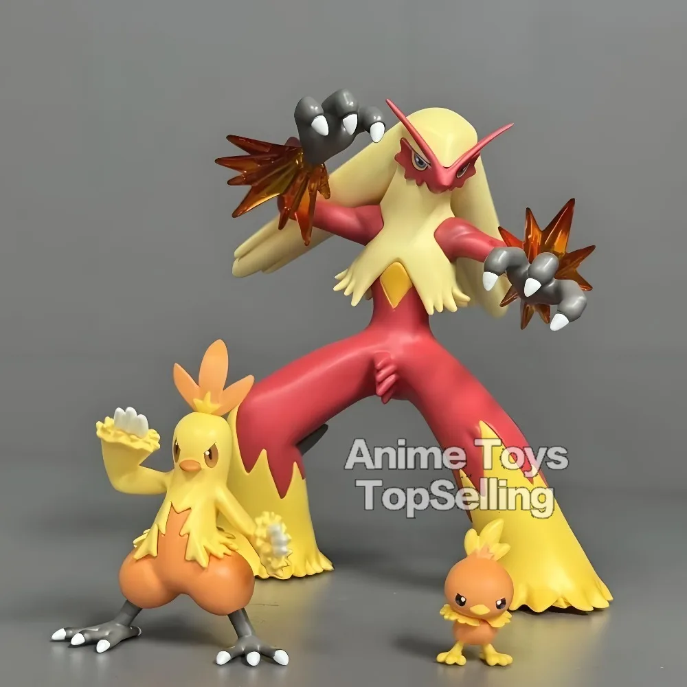 2-8 سنتيمتر أنيمي بوكيمون الشكل Blaziken مجموعة تطور عمل أرقام البلاستيكية جمع نموذج لعب للأطفال الهدايا