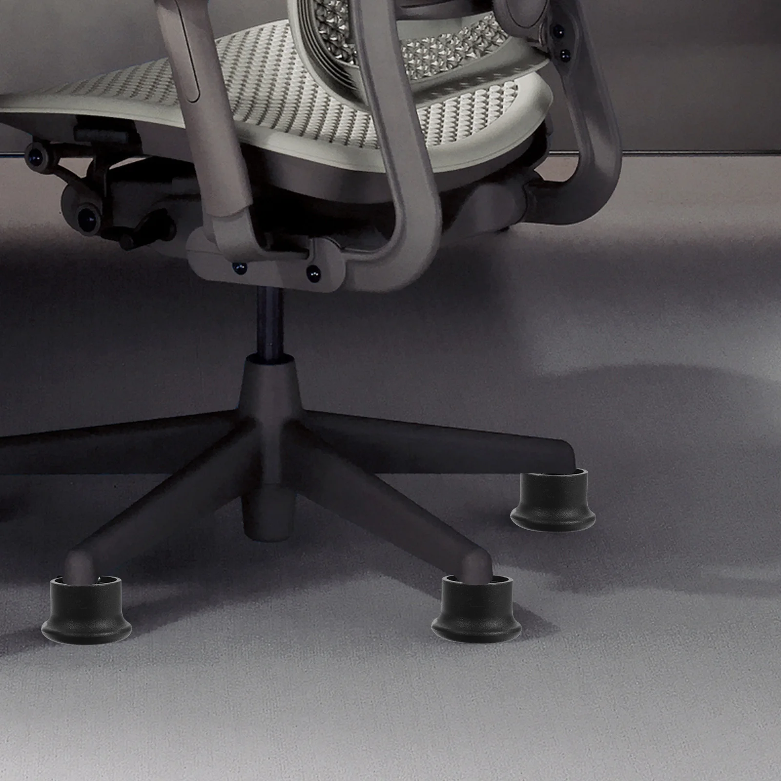 10Pcs Stable Furniture Chair Casters Fixed Feet Wear-Resistant Nonslip Wheels for Office Computer Chair Wheel Replacement