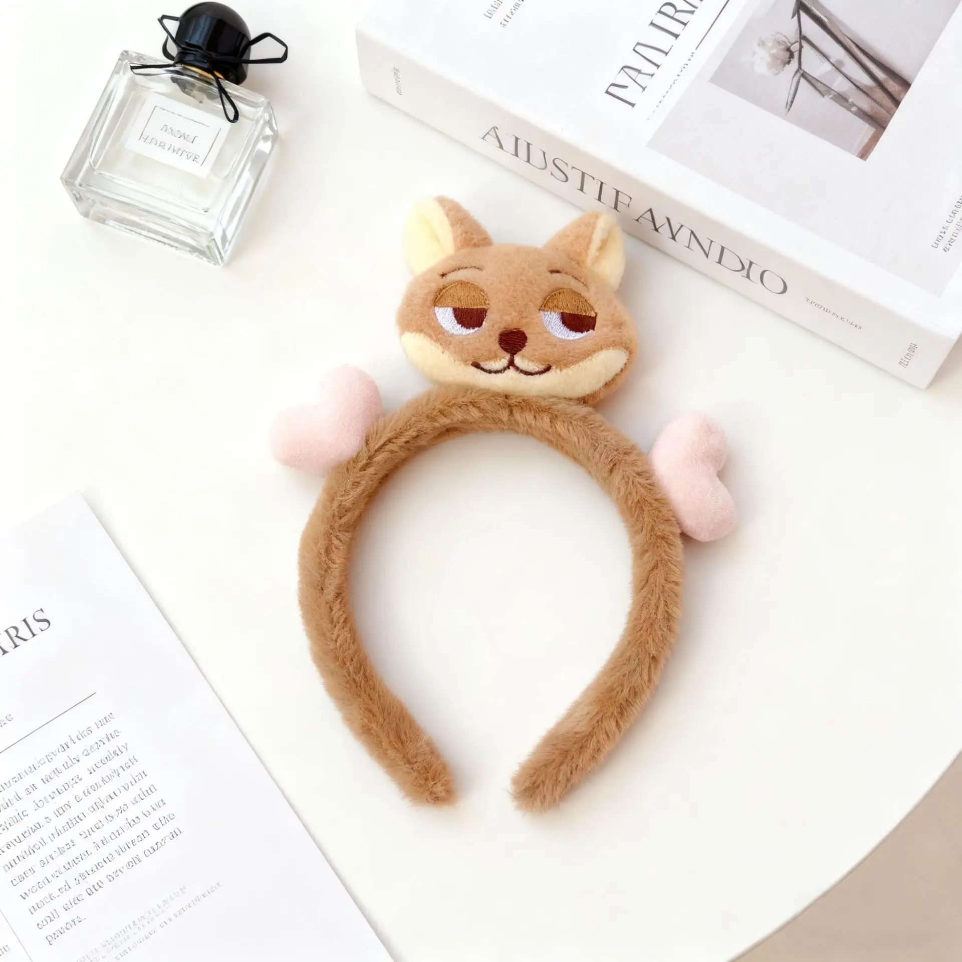 

Kawaii Disney Nick Wilde Judy Hopps Headbands Cute Garden Headwear Funny Selling Cute Face Wash Hair Straps Hair Accessories