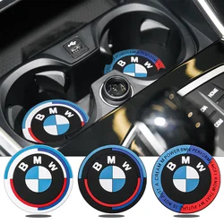 Car Anti Slip Pad Coaster Water Cup Holder For BMW M F21 F34 F15 E90 G30 E36 F30 F31 E92 F10 F01 X5 E87 F32 F33 Auto Slot Mat