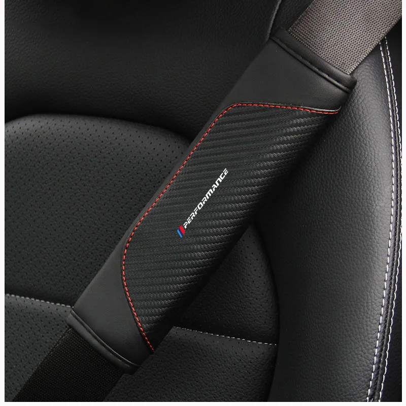 Car Seat Belt Cover Shoulder Protector Cushion Pad For BMW X1 X3 X4 X5 E46 E90 F20 E60 E39 F10 M1 M2 M3 M5 M6 E87 Accessories