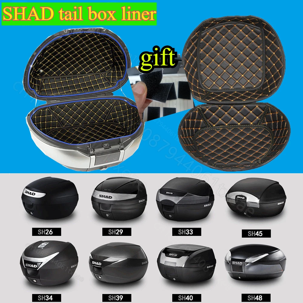 SHAD SH48 SH59 SH33 SH26 SH29 SH45 SH40 SH39 Rear Seat Bag Motorcycle Bag Compressible Portable Inner Pad Set of Tail Box Liner