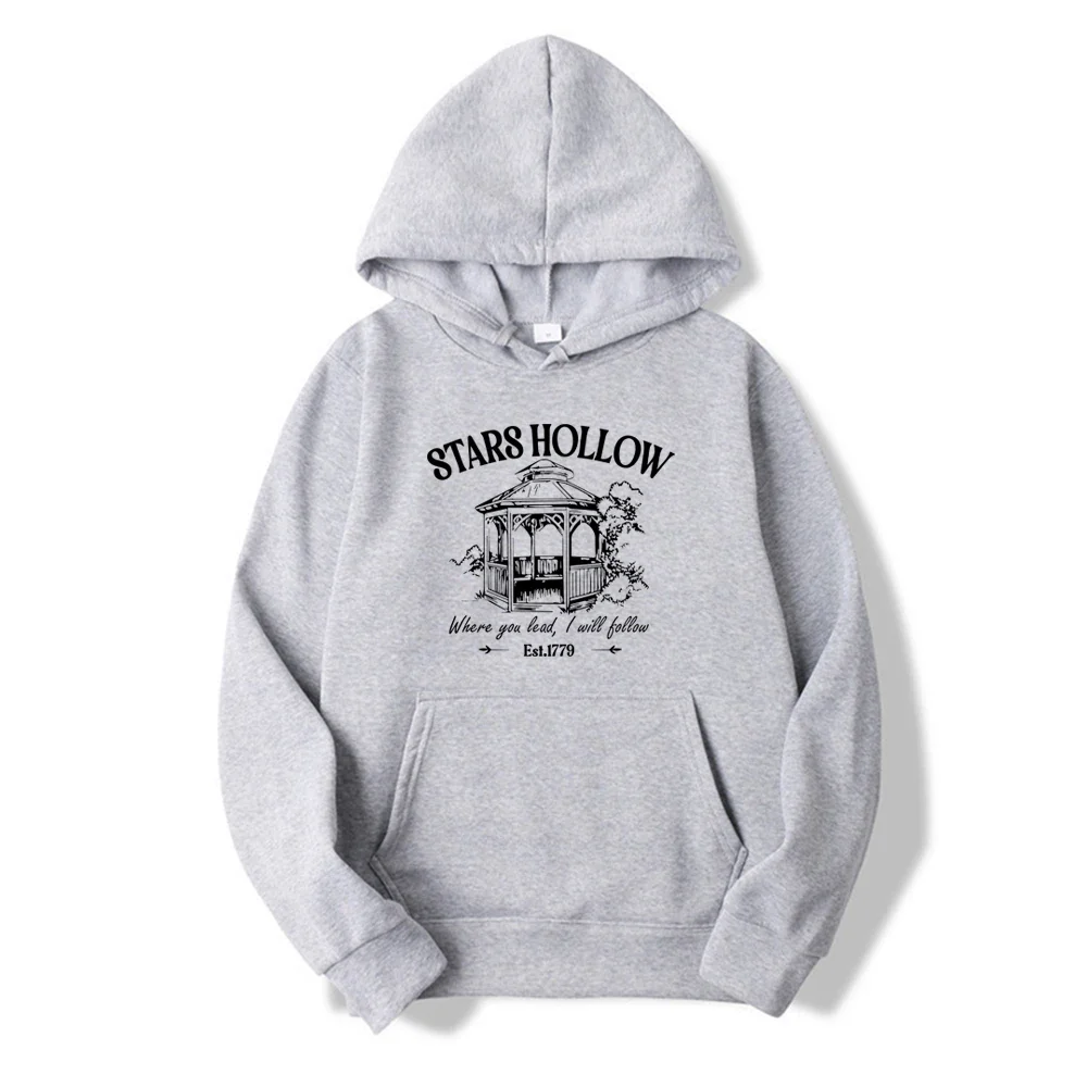 Sterren Holle Hoodie Lukes Diner Capuchon Vrouwen Grafische Hoodies Herfst Lange Mouw Casual Trui Vrouwen Sweatshirts