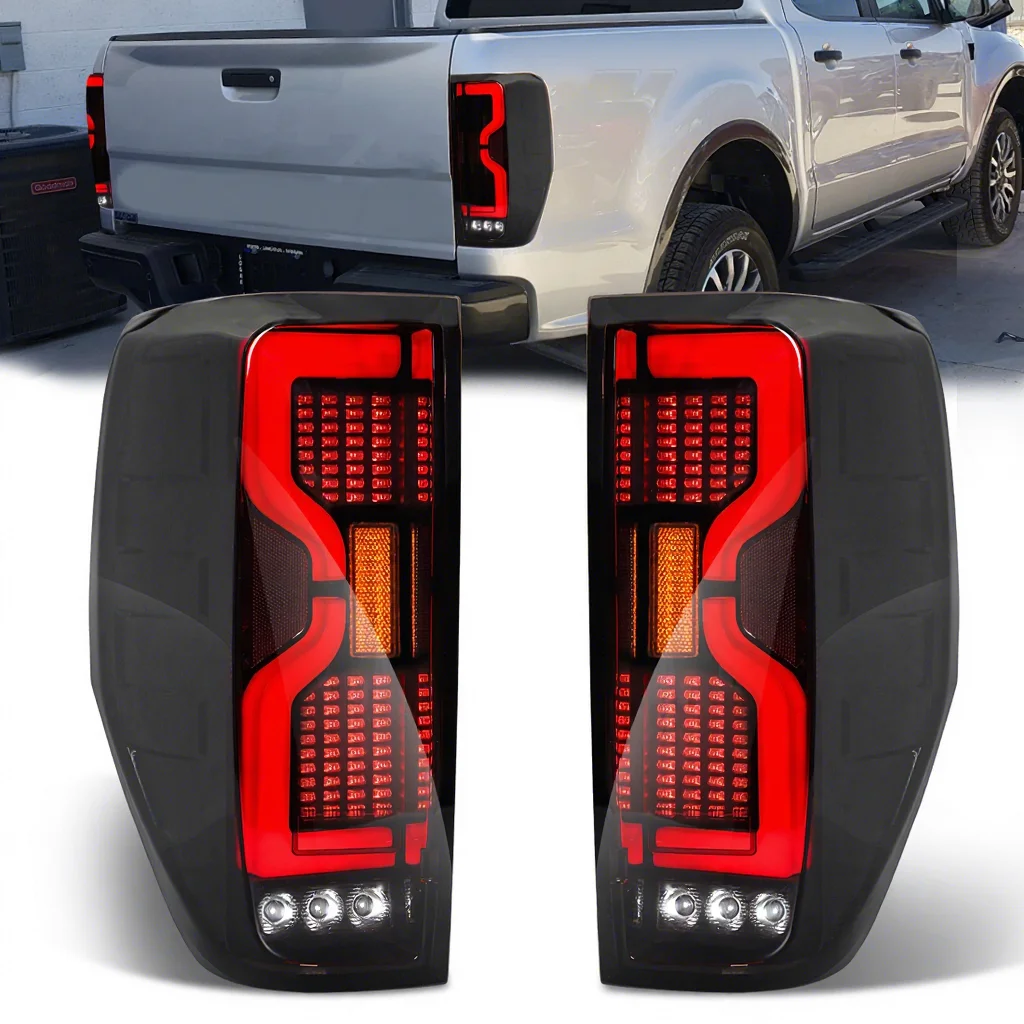 

LED Tail Lights for Ford Ranger T6 T7 T8 XLT XLS XL Pickup Truck 2012 - 2022 with Start Animation Replacement DRL Rear Lamps