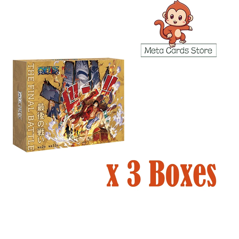 

Power One Piece Collection Card 3Boxes Luffy Nami Sanji Robin Doujin Anime Hobby Card CCG Booster Box Kids Toy Gifts