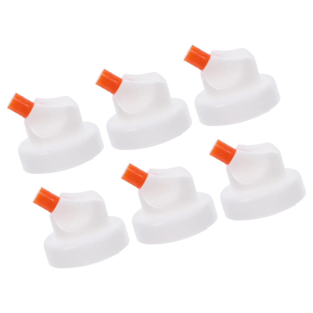 

6pcs Spray Nozzle Replacement Aerosol Caps Paint Precision Fine Tip Universal Graffiti Accessories Adjustable Leakproof