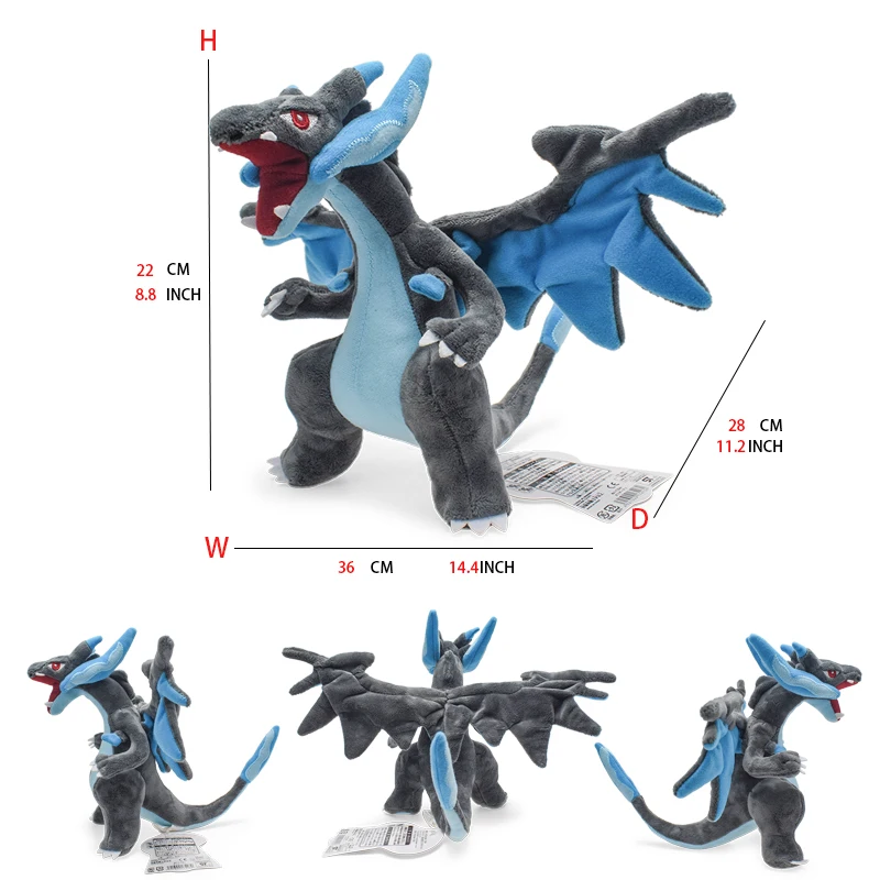Peluche Charizard nelle sue varie versioni (circa 20-40cm) 13 Peluche Charizard nelle sue varie versioni (circa 20-40cm) _10