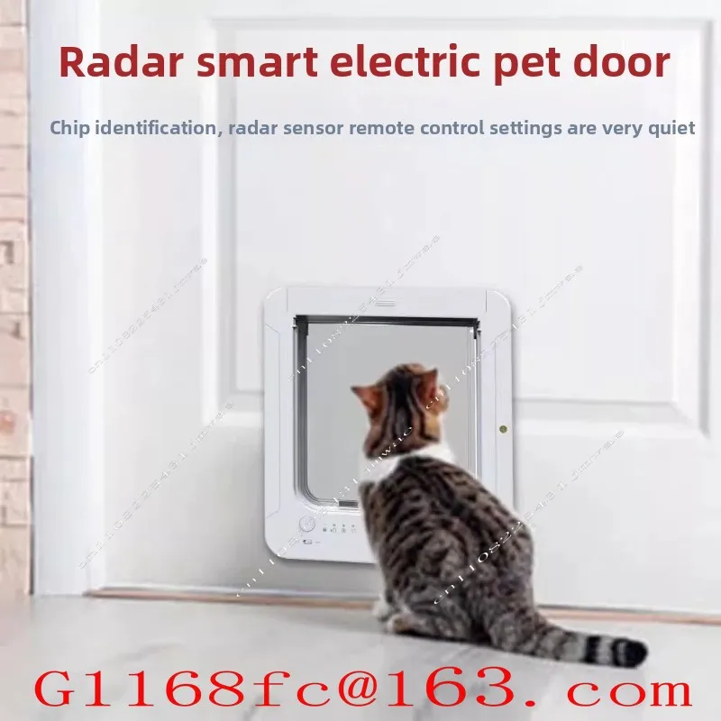 Silent Electric Pet Door Opening, Allowing Cats To Enter and Exit Freely