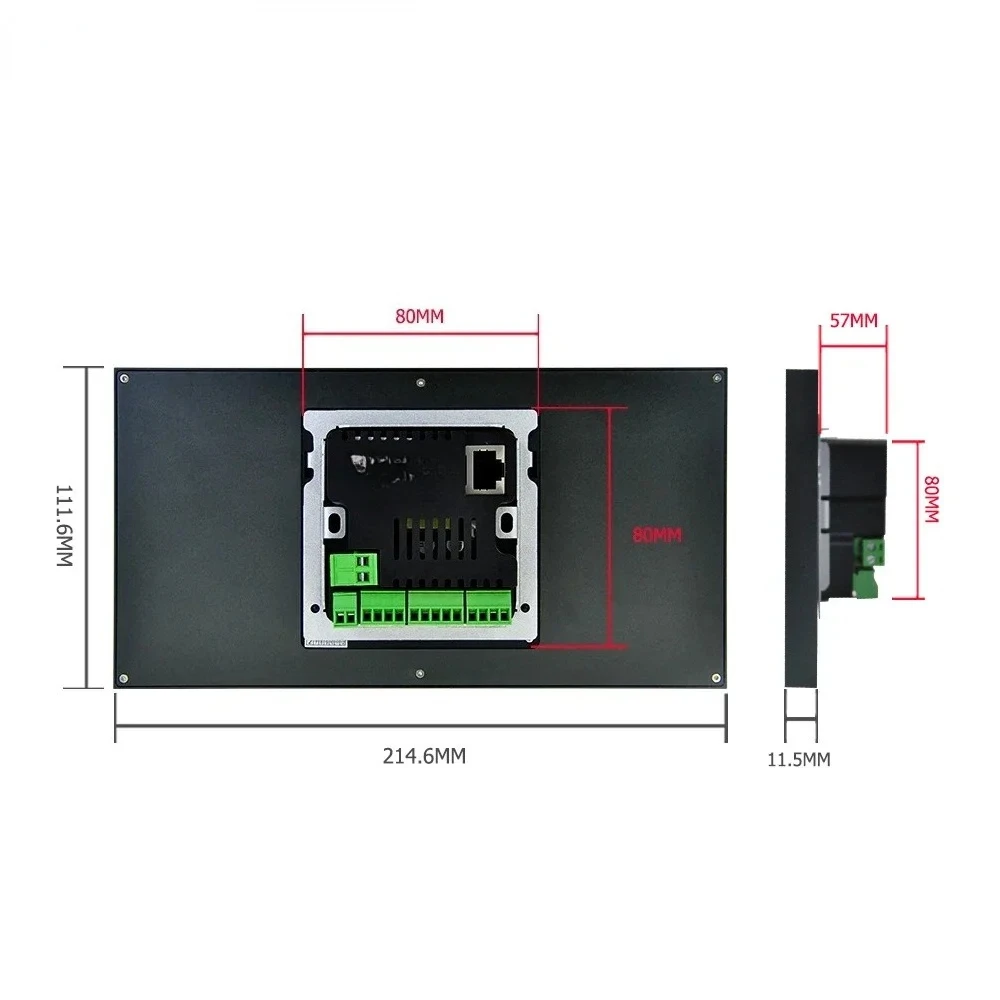 Hot SalesBlue-tooth Android Home Theatre System 7 Inch Background Music Controller Wall Amplifier
