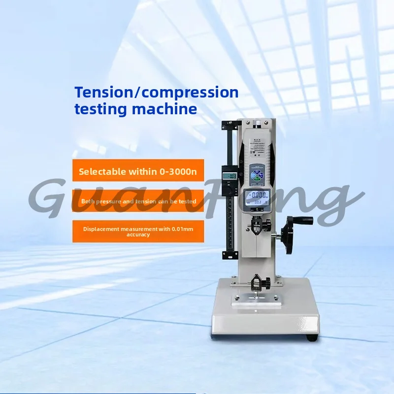 Tensile Compression Testing Machine Test Bench Digital Display Push-pull Force Gauge Bracket Spiral Force Gauge Machine