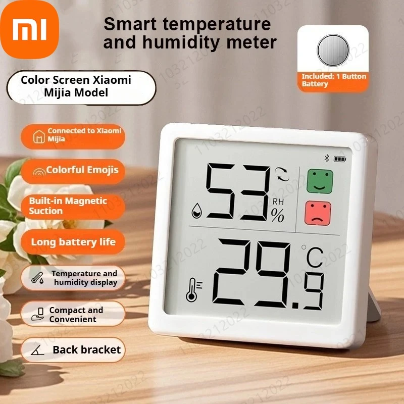 Youpin-termómetro Digital LCD, Mini higrómetro para interiores, práctico higrómetro electrónico de temperatura, Sensor, termómetro para el hogar