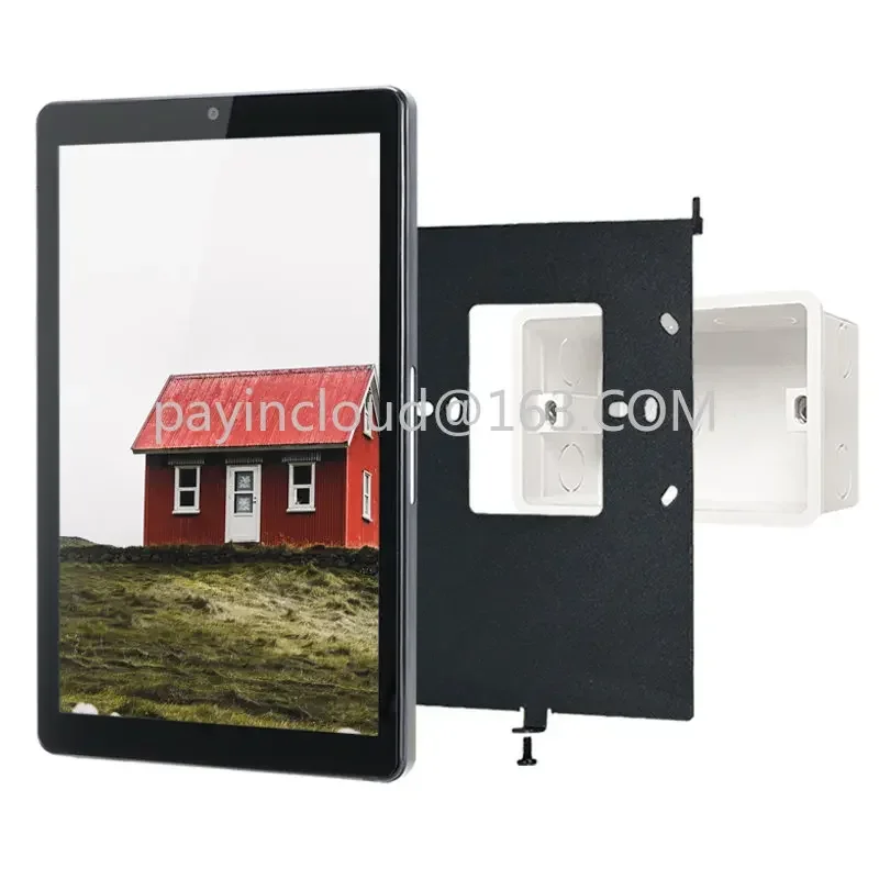 2023 Sunworld YC-SM08P New 8 inch Embedded control touch panel Android 11 tablet pc with rj45 poe