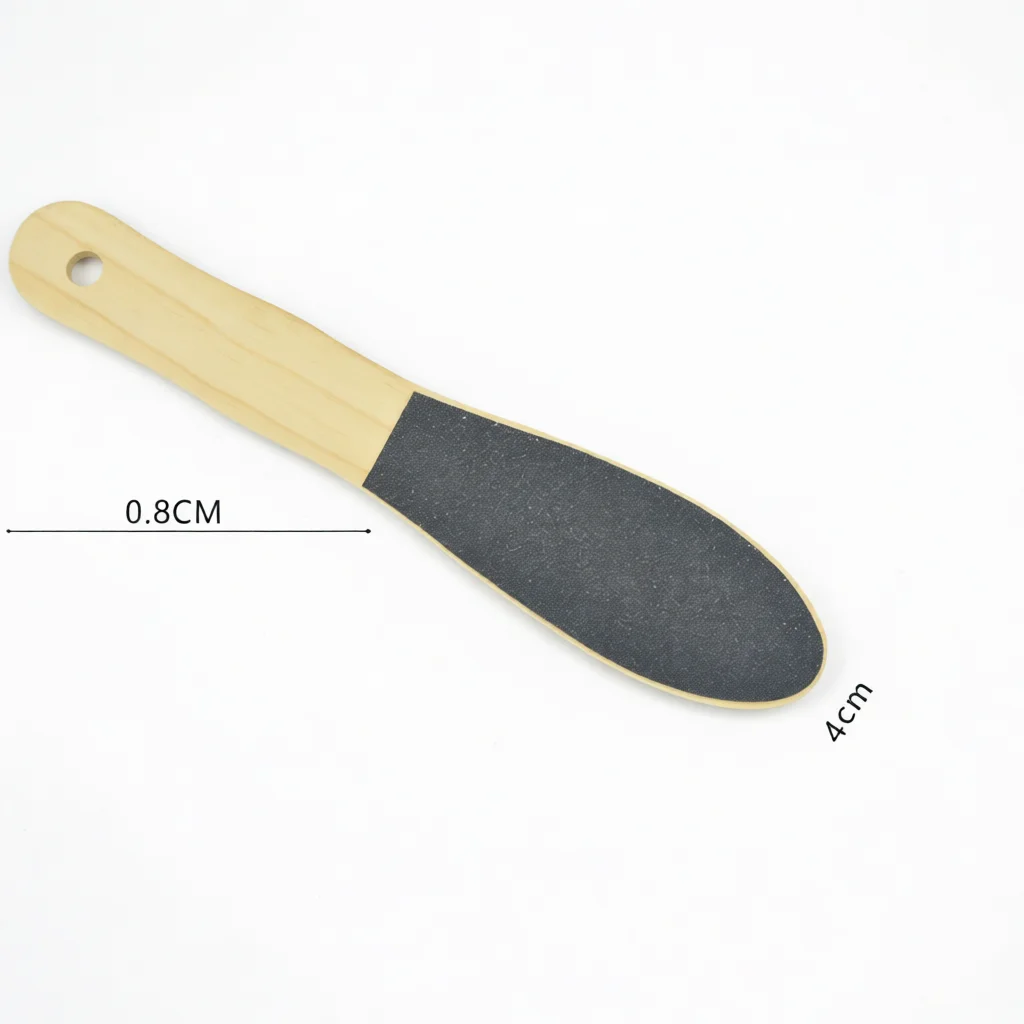 Professional Pedicure Foot File Callus Remover Pine Wood Handle Double Sided Sandpaper Skin Exfoliating Care Smoothing Tool