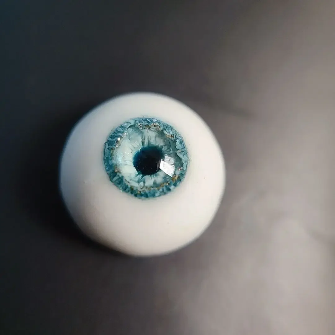 

New Doll Eyes 8/10/12/14/16/18/22mm Plaster Eyeball Yellow Resistant Realistic Eye Diy Girl Toys Dress Up Doll Accessories