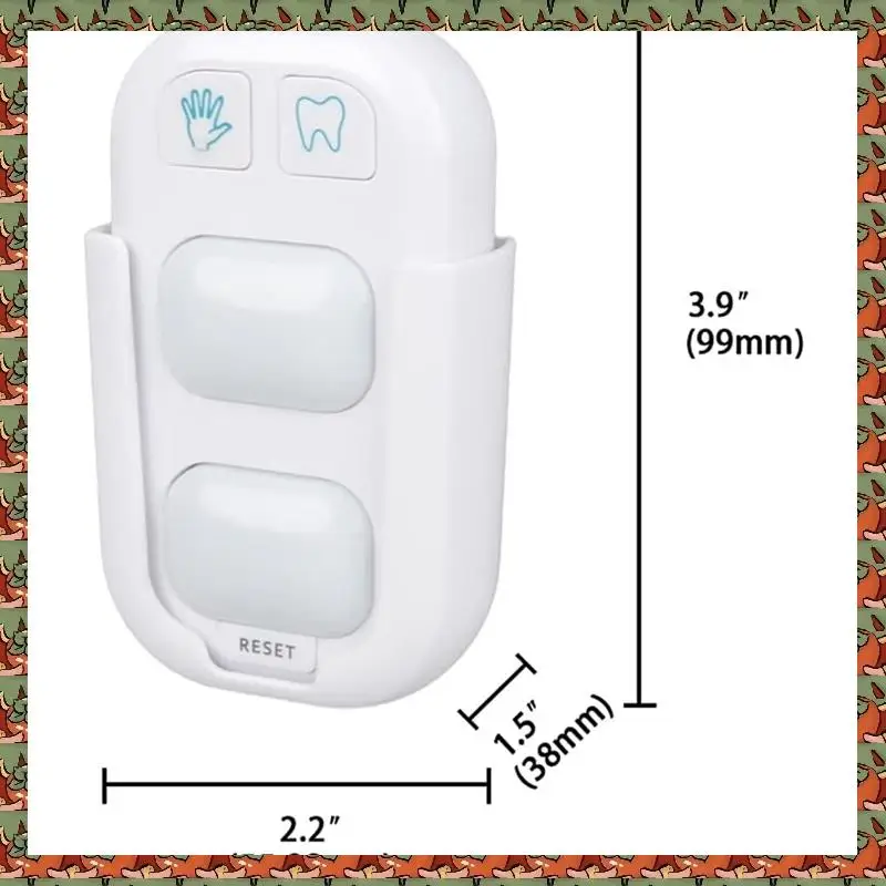 ABLQ Timer For Kids,Wireless Battery Powered 2 Minutes Teeth Brush Timer,20 Seconds Hand Washing Timer, Color Indicator Light