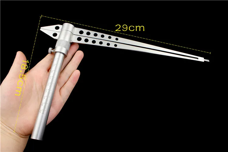 Orthopaedic Instruments Medical Caliper for Measuring Spinal and Lumbar Spine Fusion with Titanium cage and Titanium Mesh