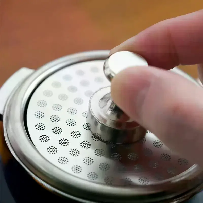 Puck Screen Magnet Handle Reusable 51/53/58mm Coffee Filter Mesh Magnet Kit Barista Espresso Accessories Coffee Tool Espresso