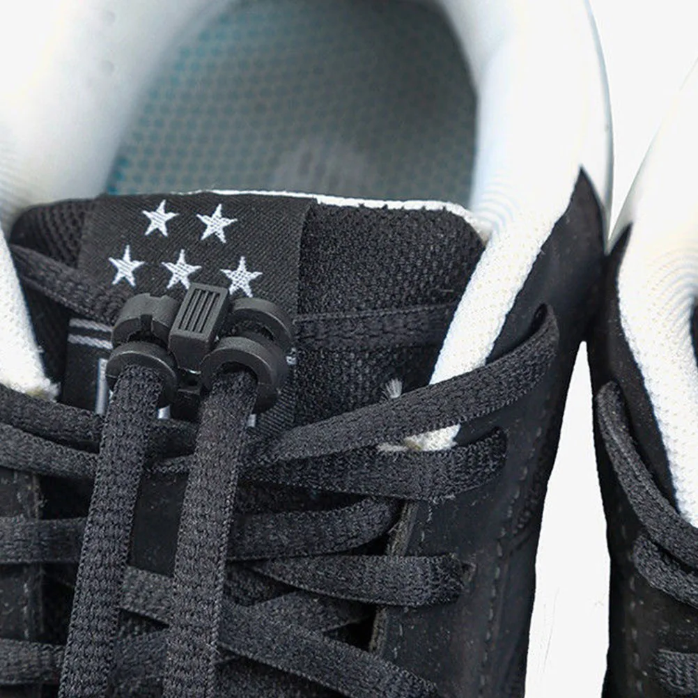

20 Pcs Shoelace Buckle Elastic Fastener for Sneakers Anti Loose Running Shoes Supplies Lace Locks Smooth Edge