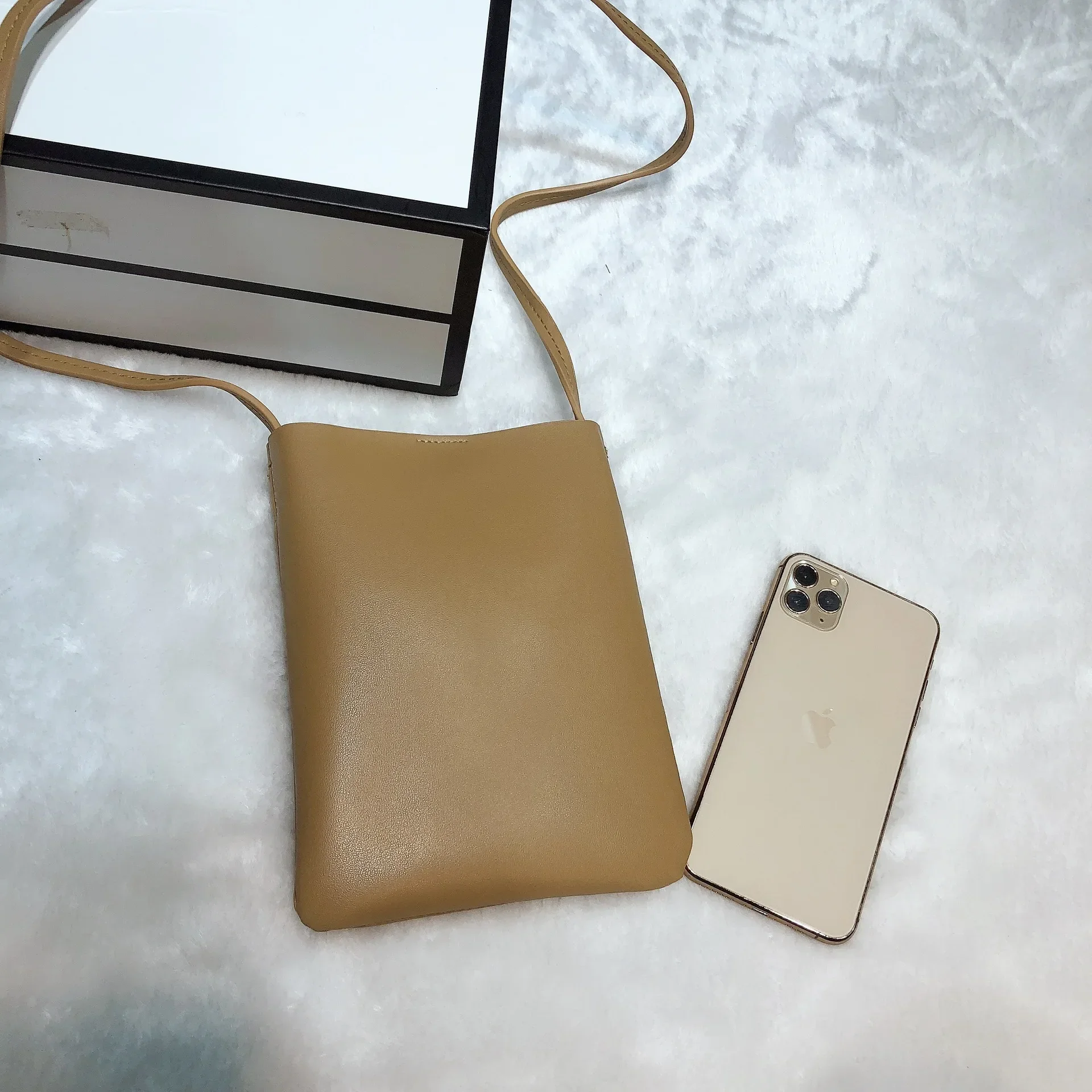 

Mini Fashion Women's Designer Small Shoulder Messenger Bag Pu Leather Wallet Lady Phone Bag Female Flip Phone Bag