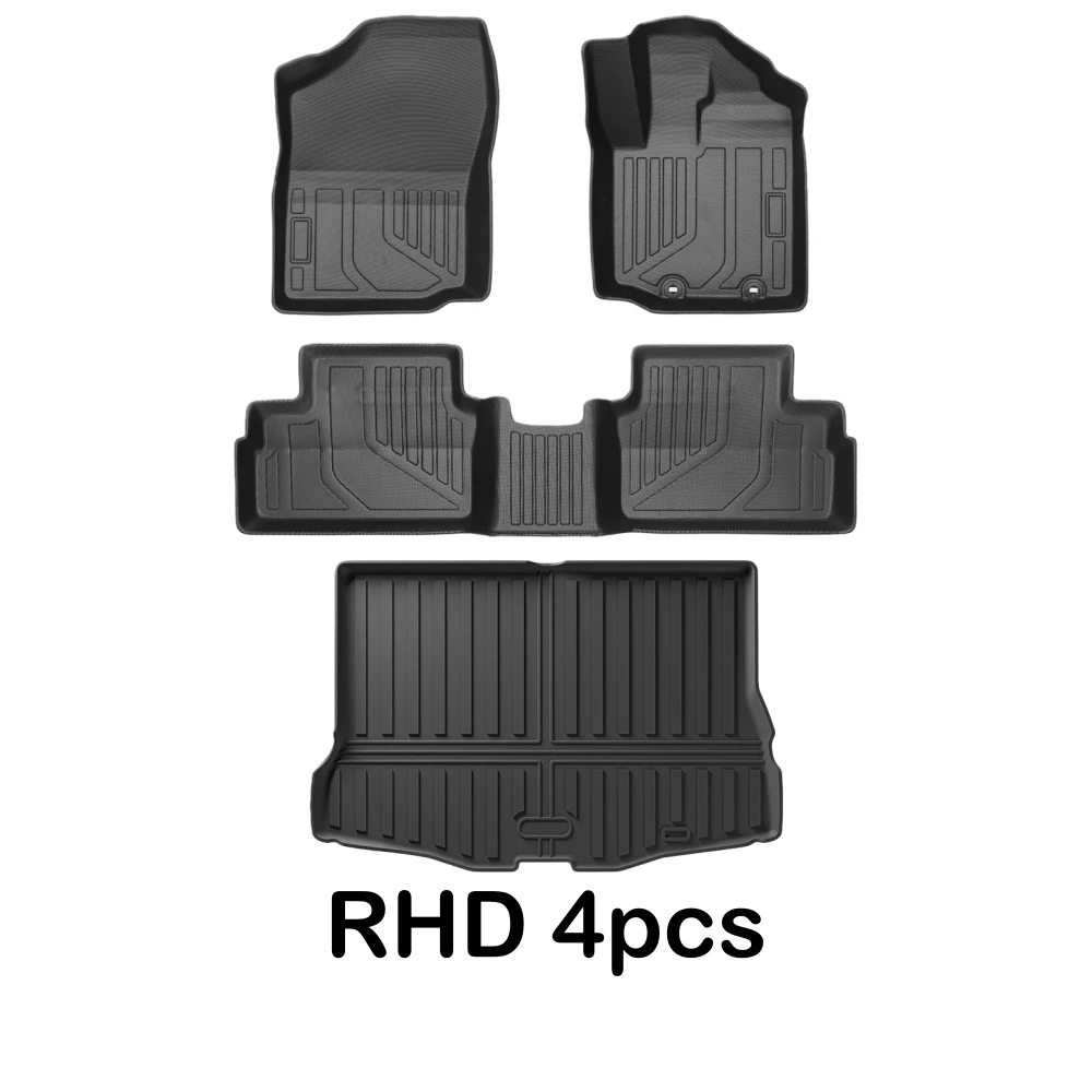 RHD für Toyota Raize 2019-2025 Autofußmatten, Kofferraumauskleidung, Allwetter-3D-Kofferraumauskleidung – Detail 9